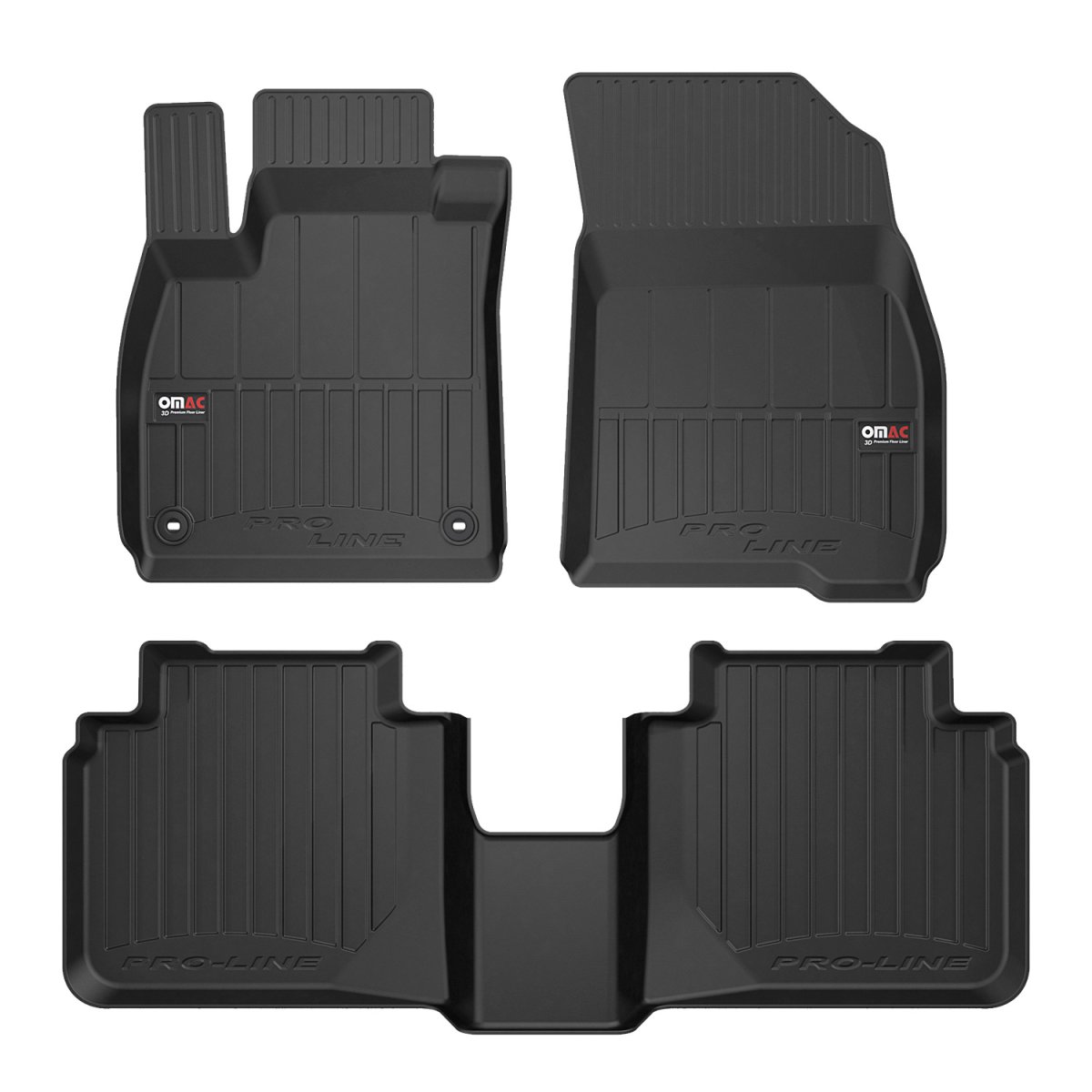 Honda Accord Floor Mat - Omac - Proline Premium TPE - Black - 2023-2025